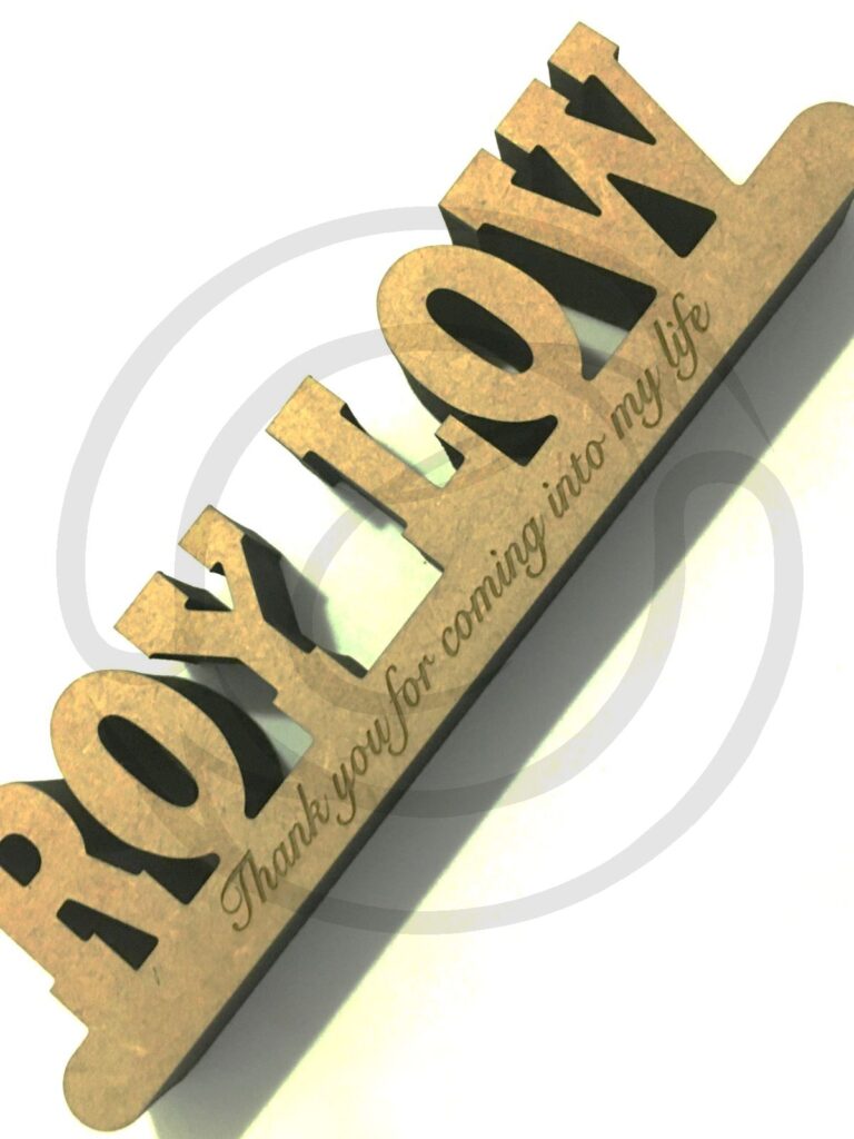 Wood Name Plate